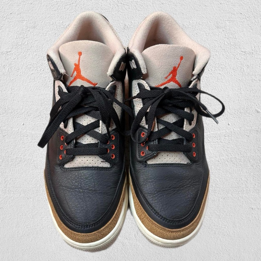 Air Jordan 3 Retro Desert Elephant Black Orange 10.5 - Picture 2 of 8